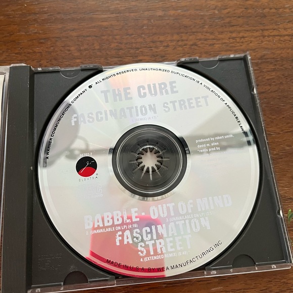 The Cure Fascination Street CD Maxi Single 1989 4 Tracks - Picture 3 of 3